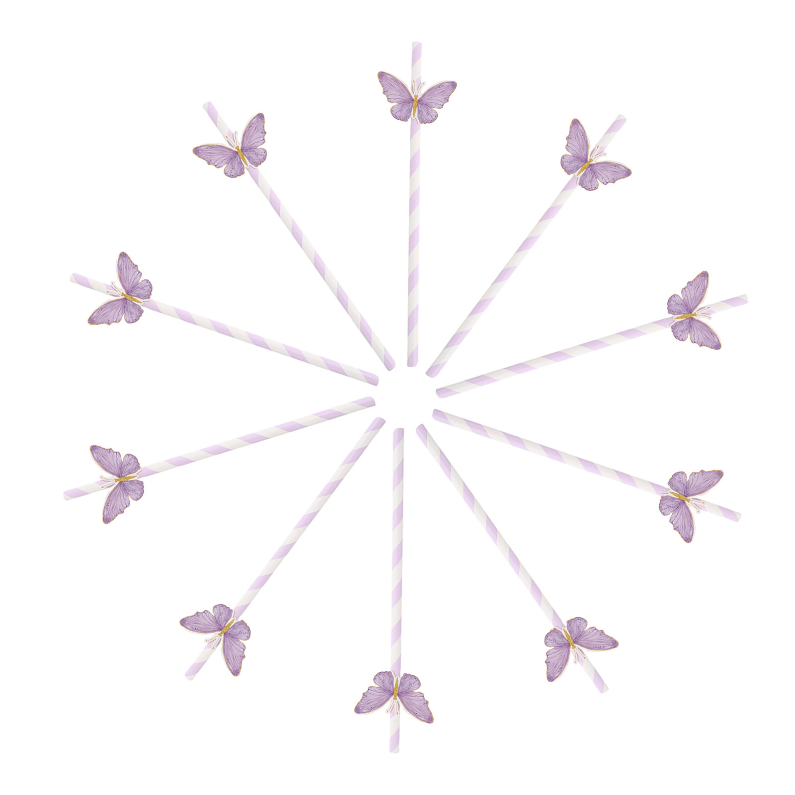 Paper Straw Color - 60 stuks kleurrijke papieren rietjes met