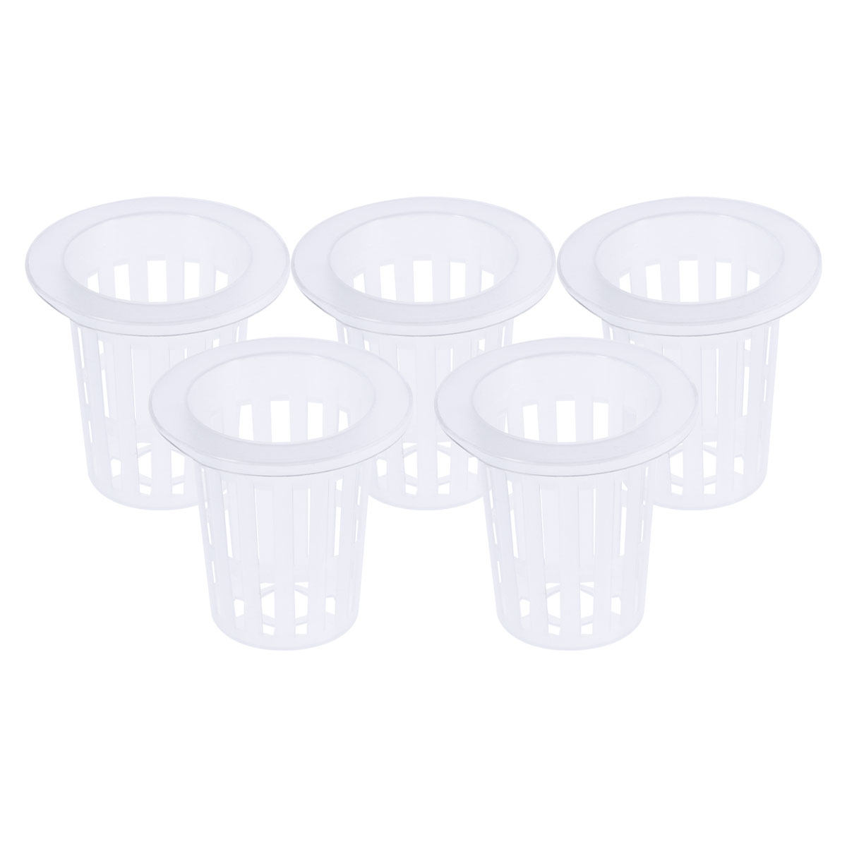 Plastic Cup 50Pcs - 50 stuks hydroponische netpotten met sleuven,