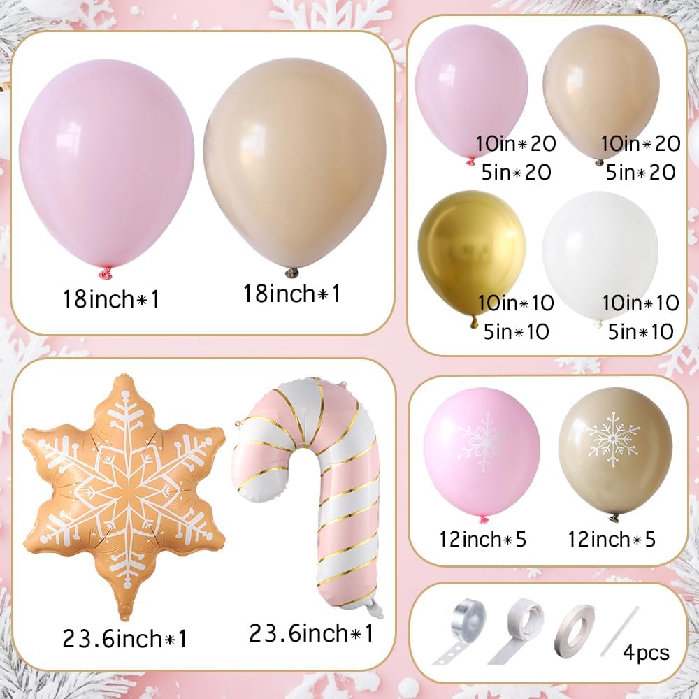 Gingerbread Sneeuwvlok Ballon  - Balloon Arch Kit recensie en prijs