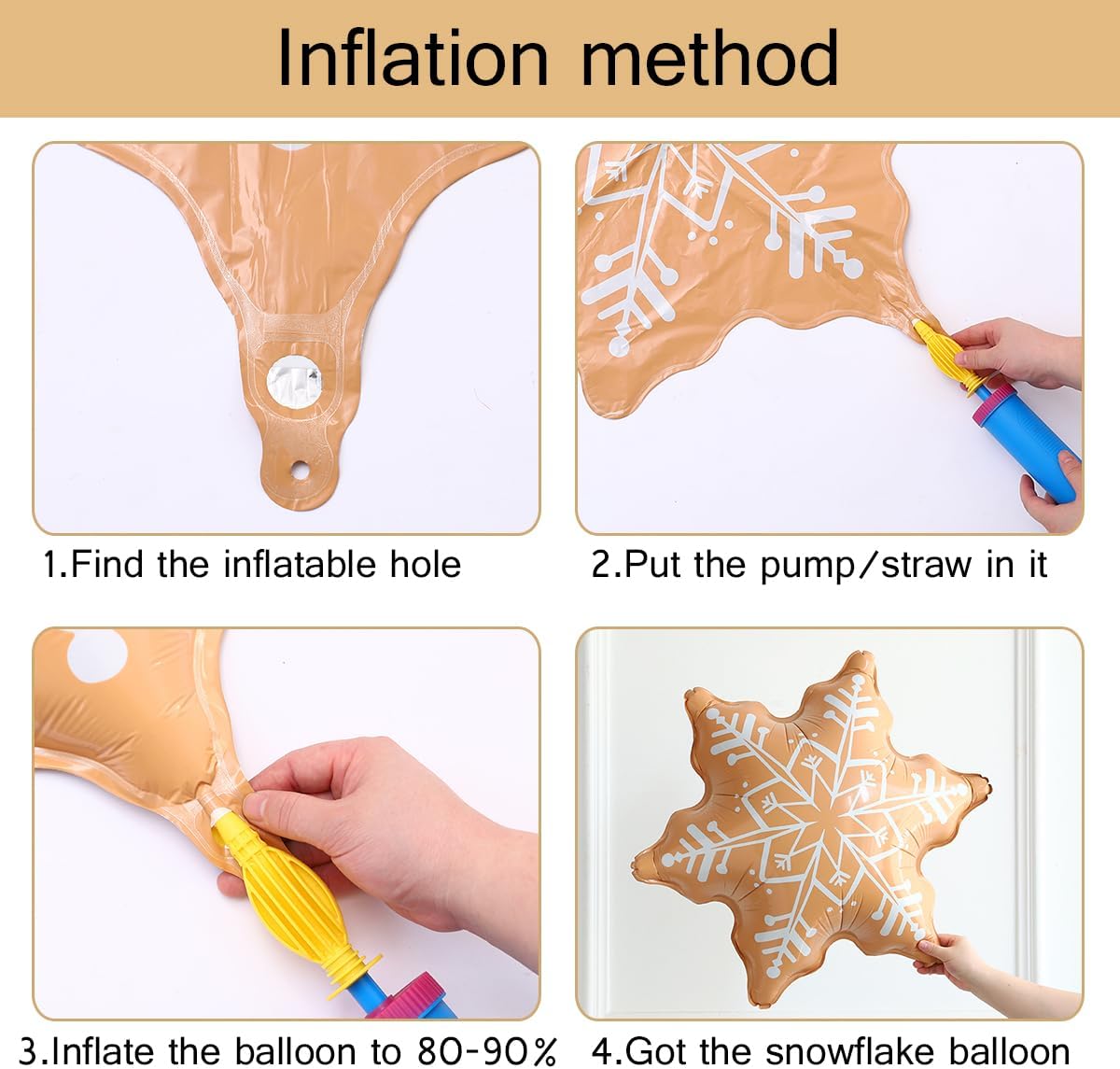 Gingerbread Sneeuwvlok Ballon  - Balloon Arch Kit recensie en prijs