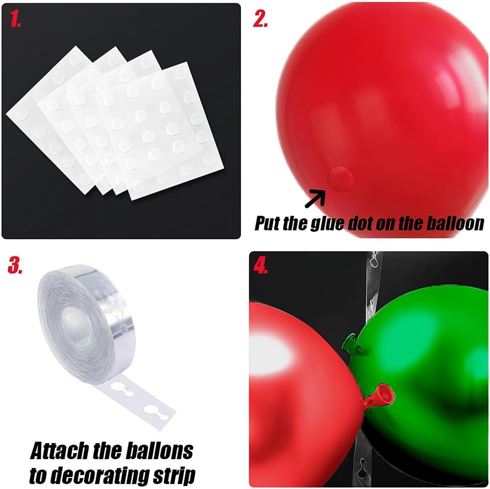Kerstballonboogset, 206 stuks  - Balloon Arch Kit recensie en prijs