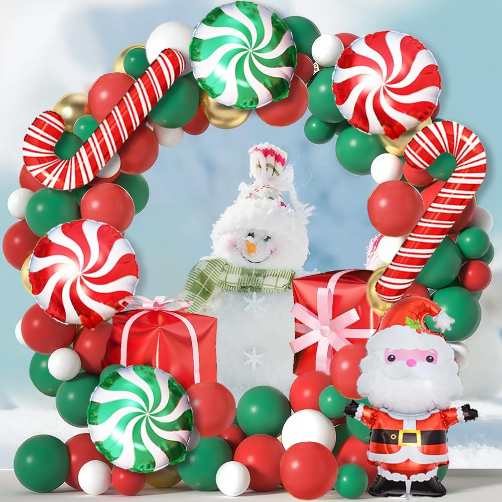 Kerstballonboogset, 206 stuks  - Balloon Arch Kit recensie en prijs