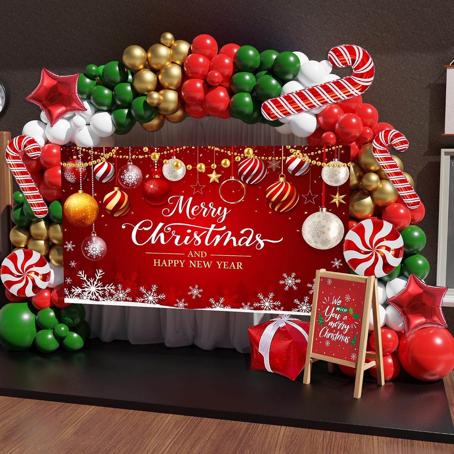 Kerstballonboogset, 163-delige - Balloon Arch Kit recensie en prijs