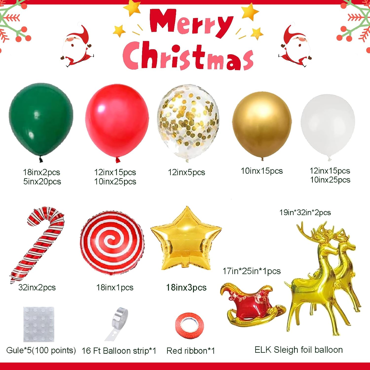 AobkDeco 138-delige kerstballo - Balloon Arch Kit recensie en prijs