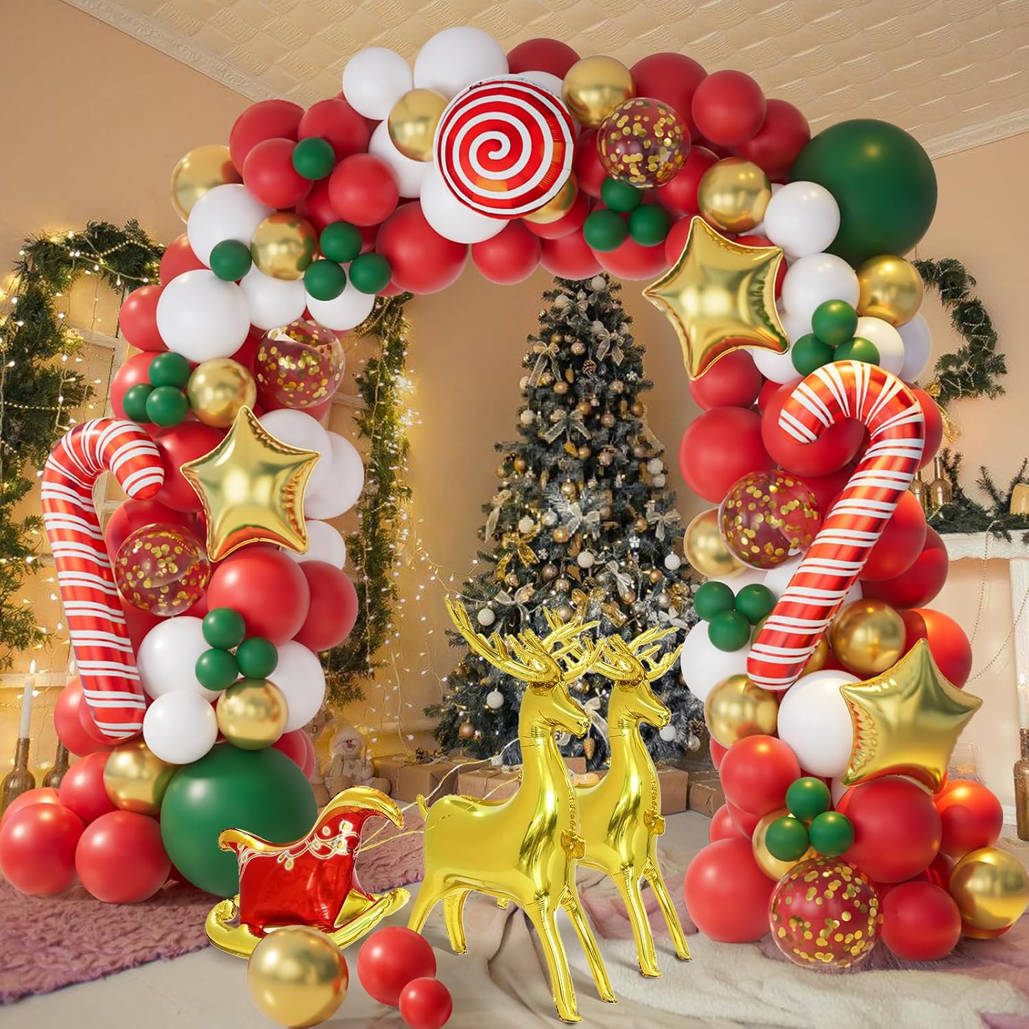 AobkDeco 138-delige kerstballo - Balloon Arch Kit recensie en prijs