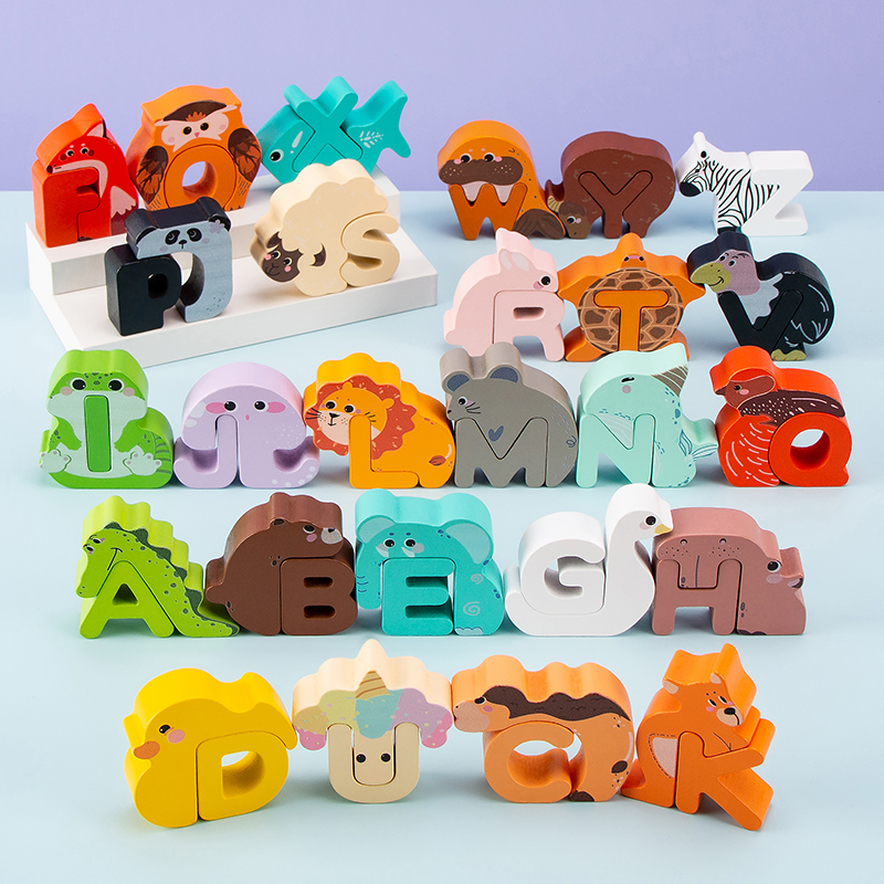 26-delige houten dierenalfabet - Event Z recensie en prijs