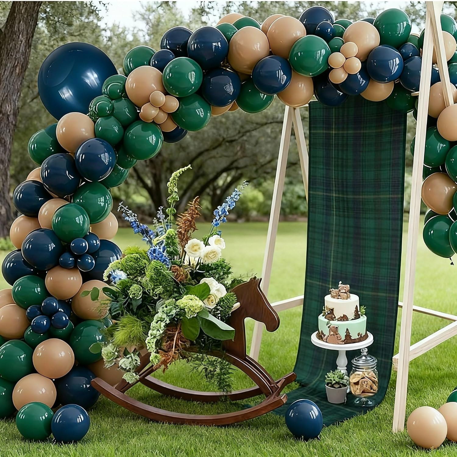 152 Tartan geruite ballonboogs - Balloon Arch Kit recensie en prijs
