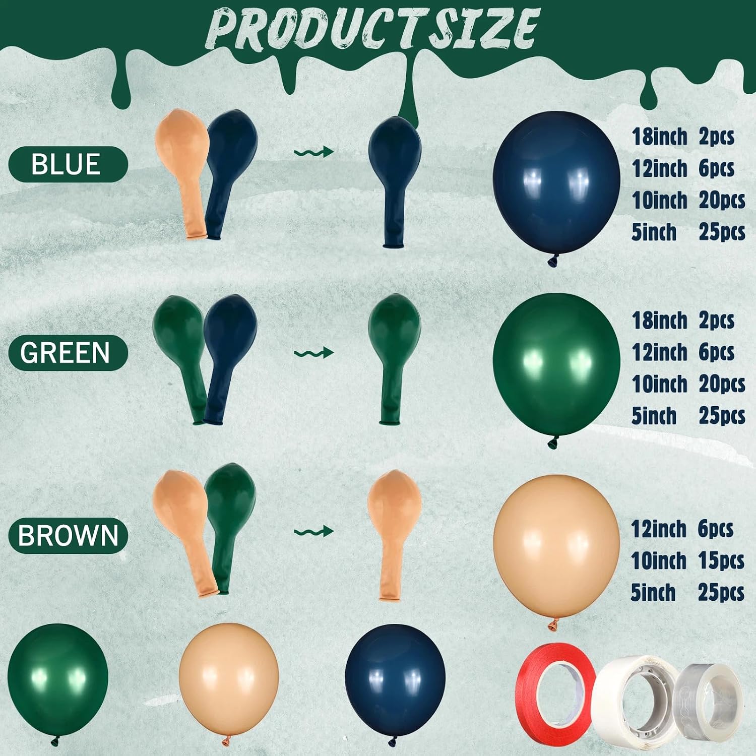 152 Tartan geruite ballonboogs - Balloon Arch Kit recensie en prijs