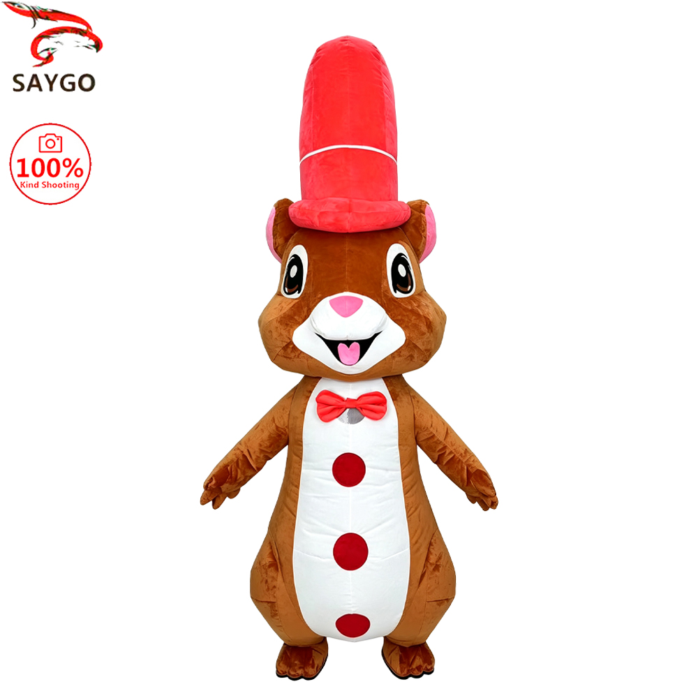 SAYGO Red Hat Eekhoorn Opblaas - Event & Party Supply Photos recensie en prijs