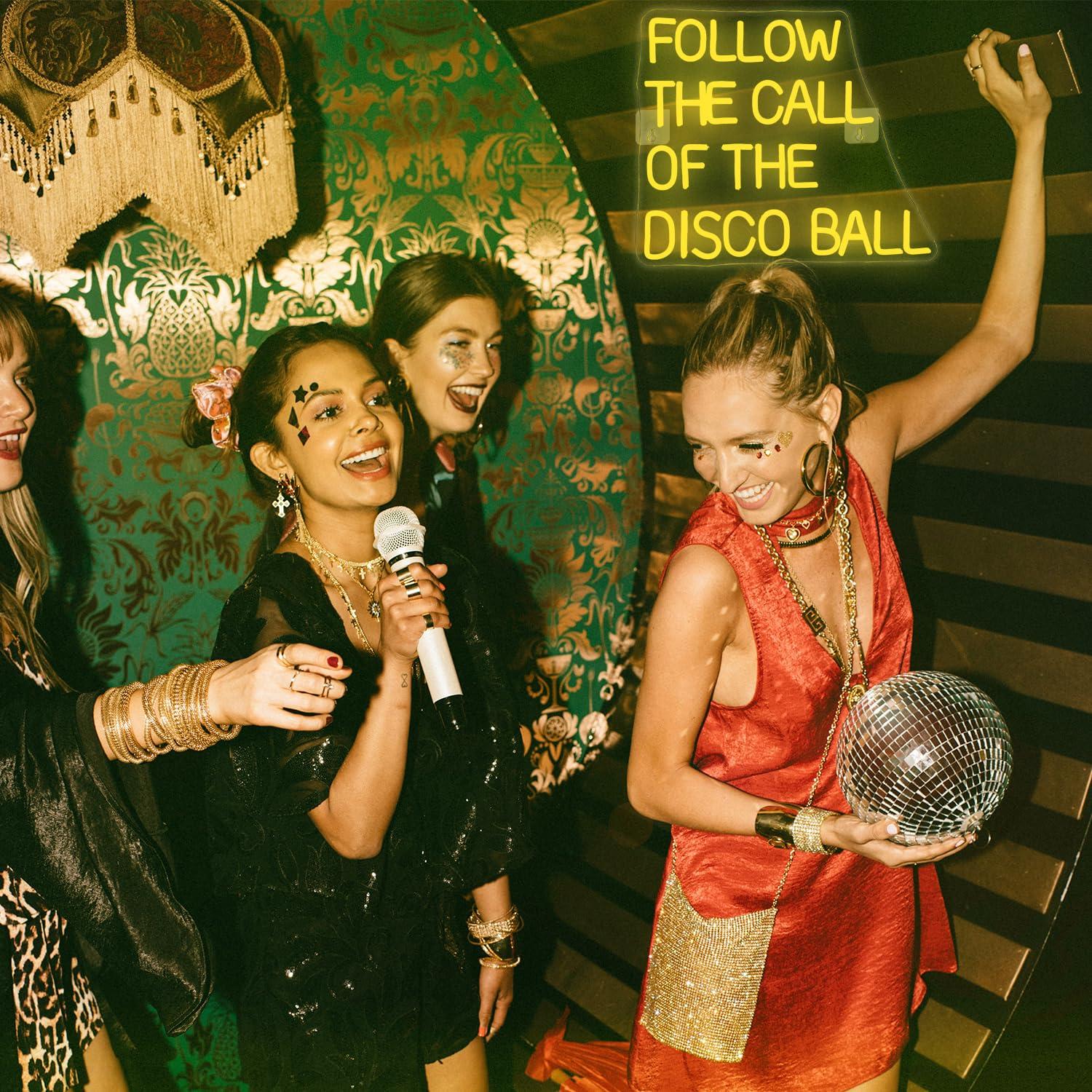 Volg de beroemde disco-balk ne - Neon Sign Party recensie en prijs