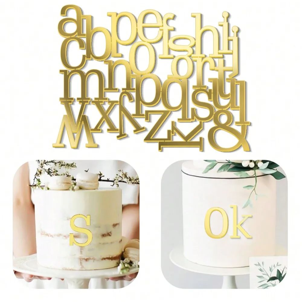 1set Gouden Spiegel Acryl A-Z  - Event Z recensie en prijs