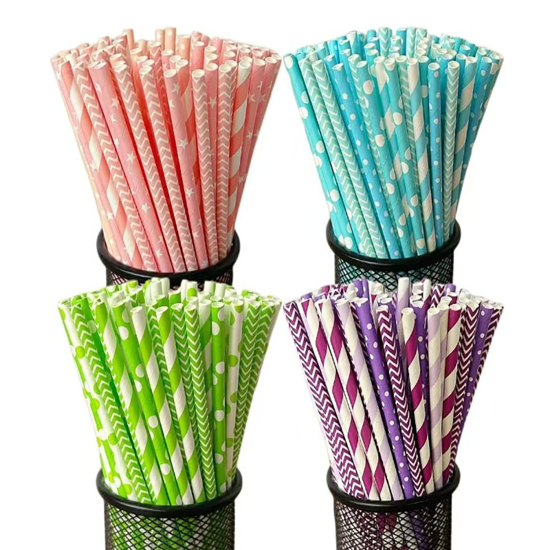 100 wegwerp biologisch afbreek - Paper Straw Color recensie en prijs