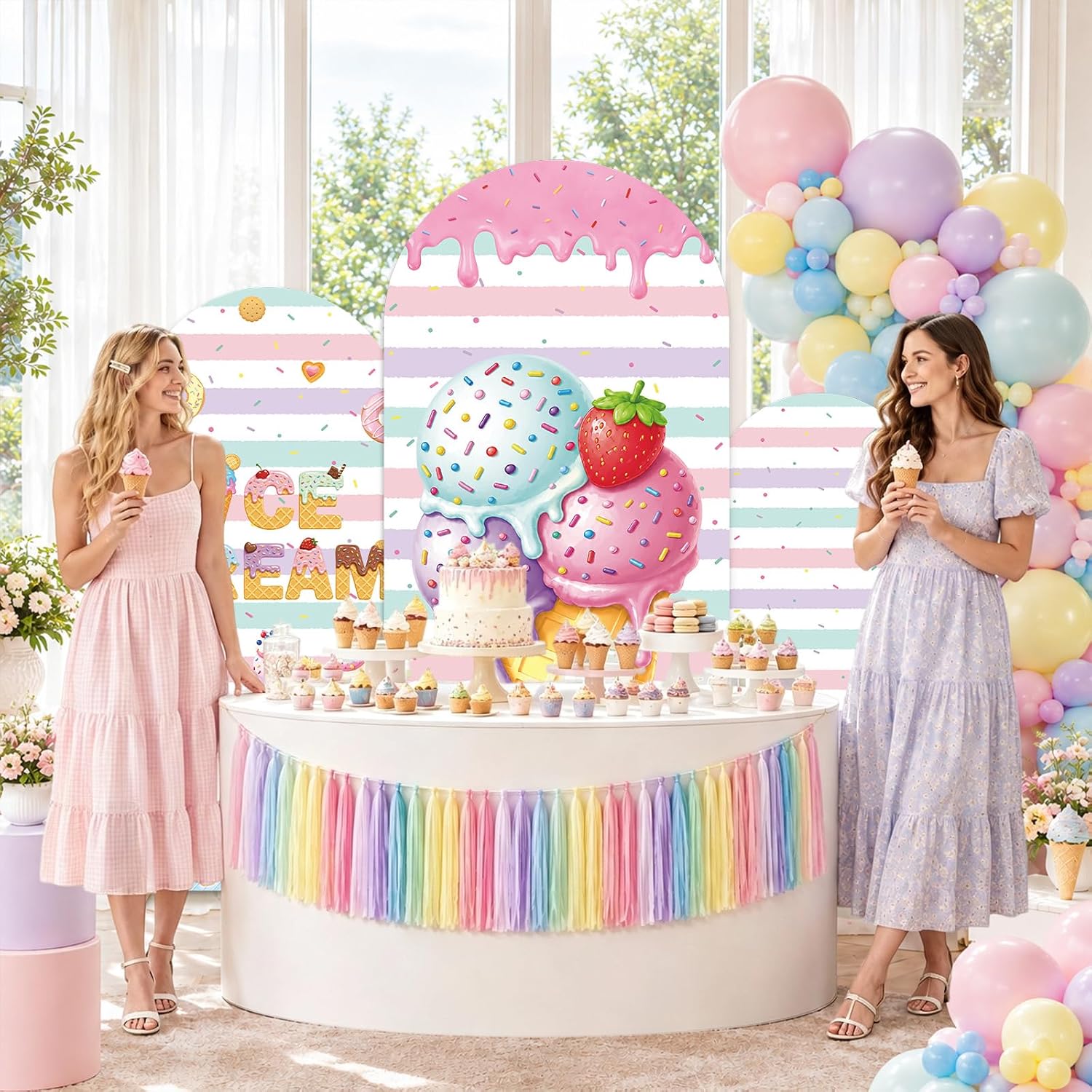 Op maat gemaakte, dubbelzijdig - Dessert Table Backdrop recensie en prijs