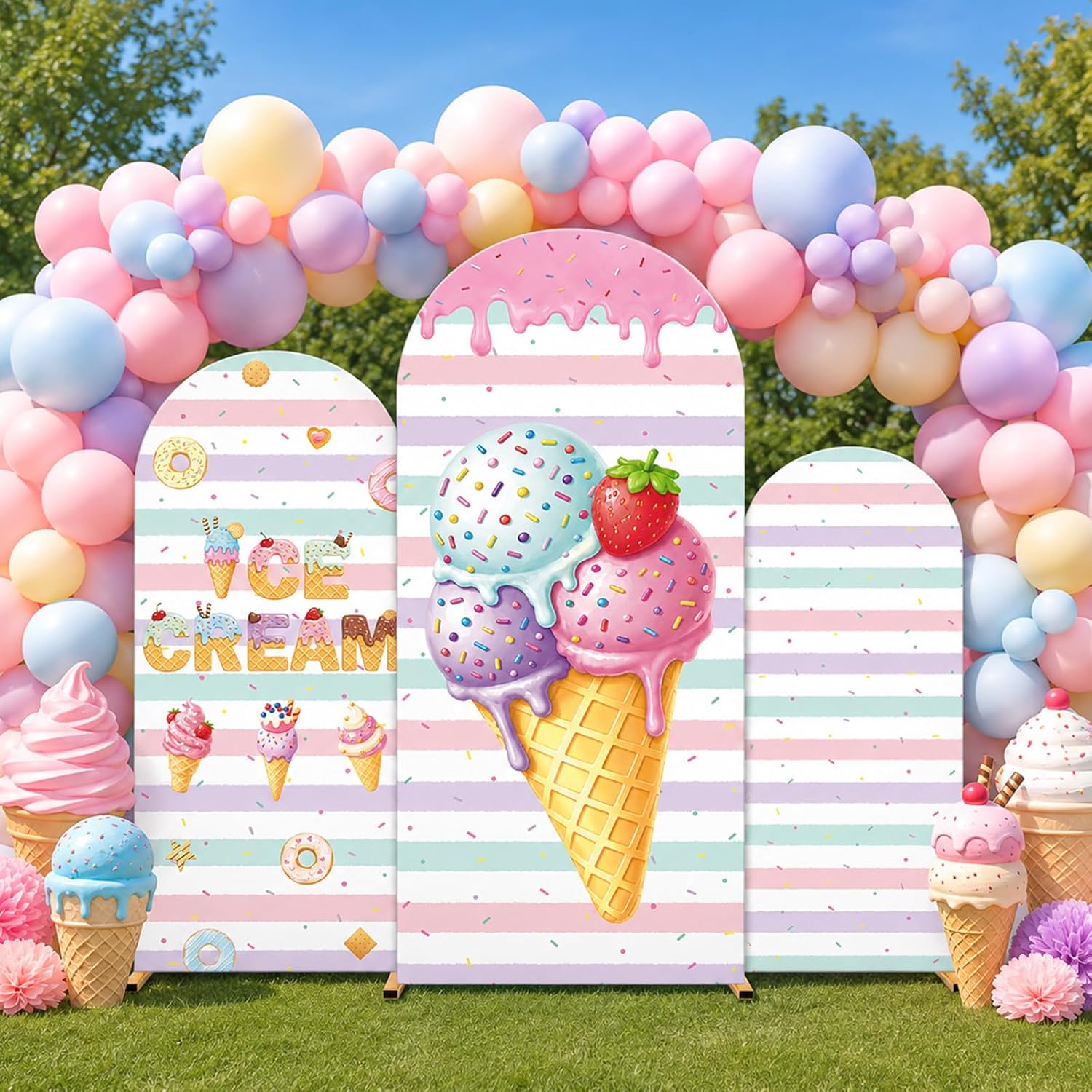 Op maat gemaakte, dubbelzijdig - Dessert Table Backdrop recensie en prijs