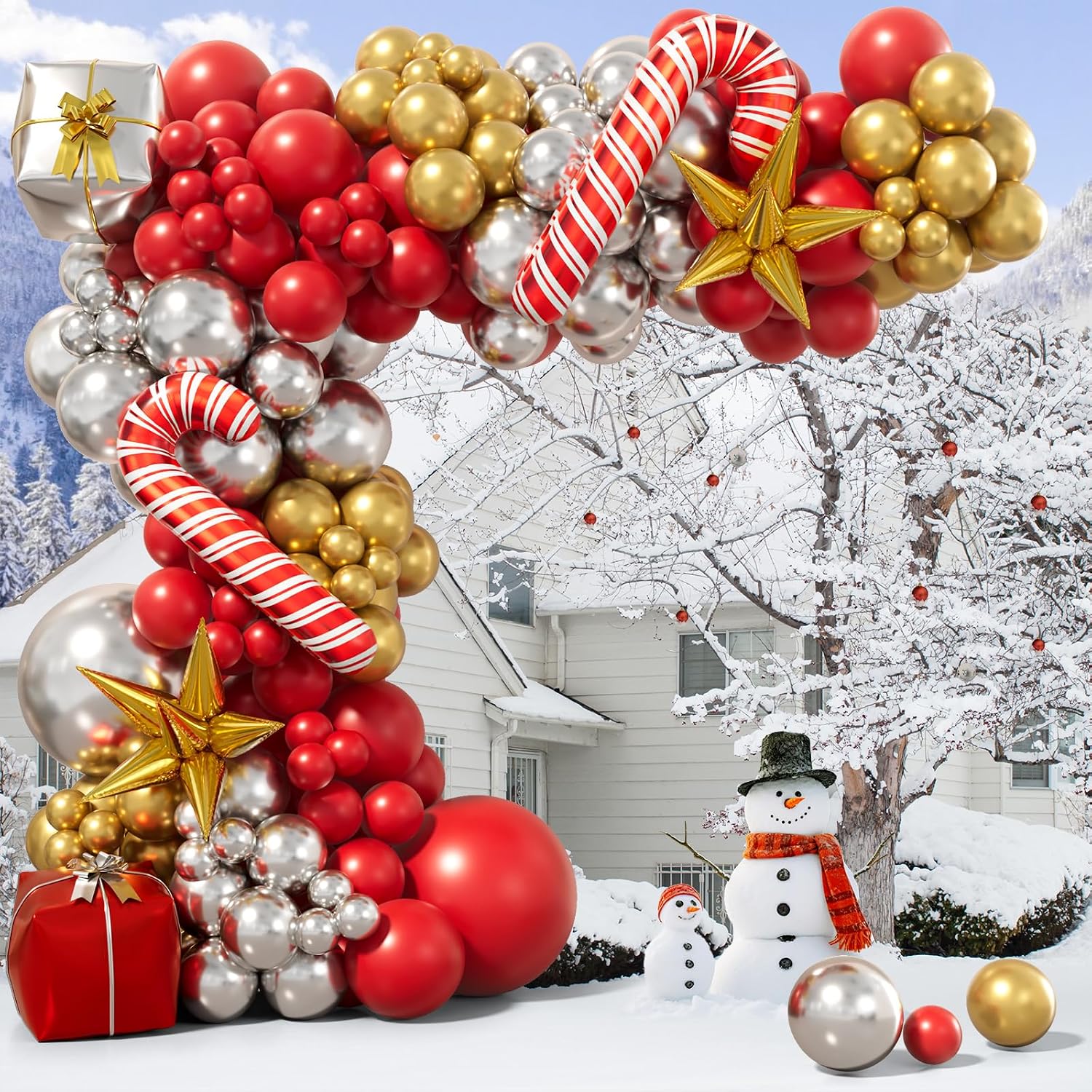 Kerstballonboogset - Kerst Roo - Balloon Arch Kit recensie en prijs