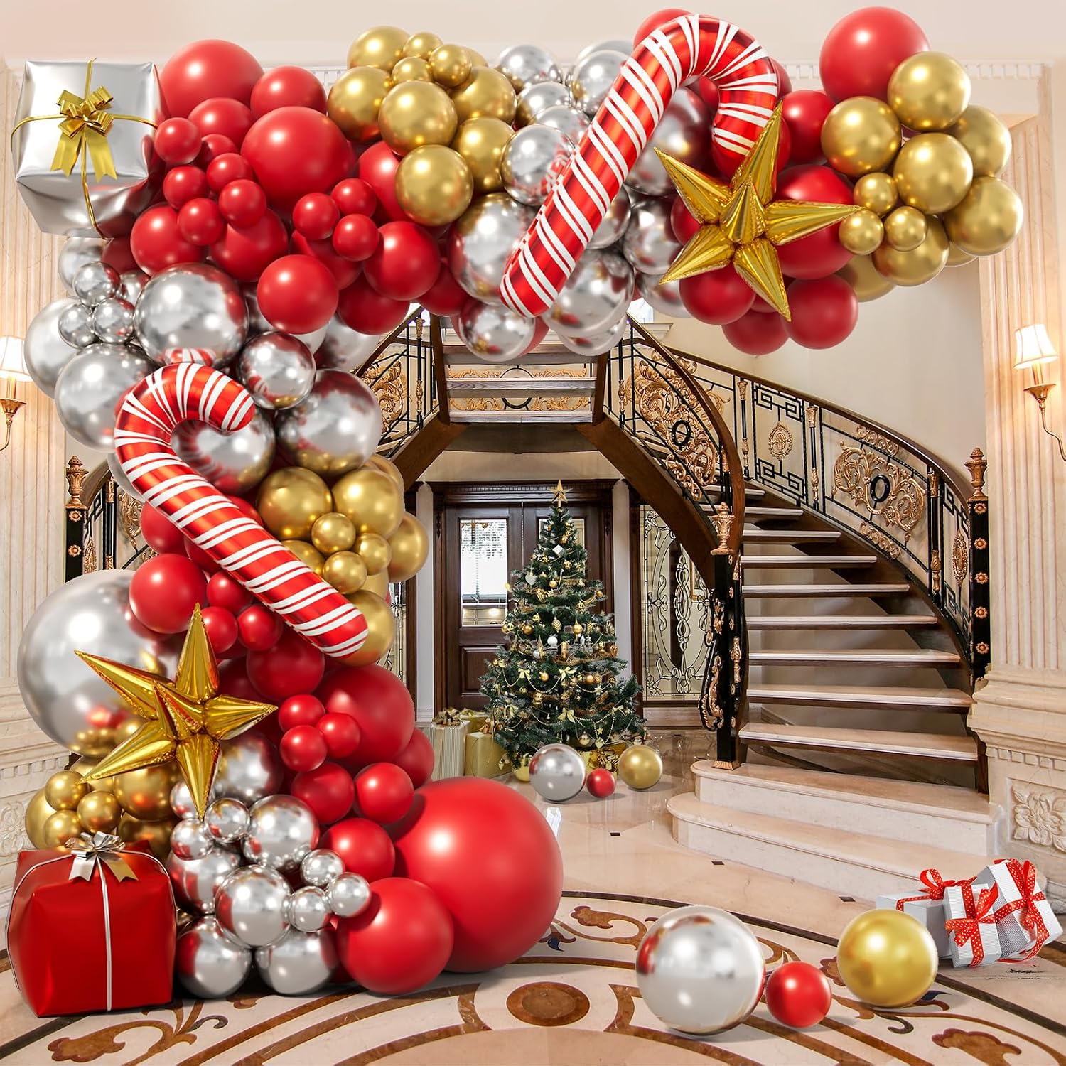 Kerstballonboogset - Kerst Roo - Balloon Arch Kit recensie en prijs