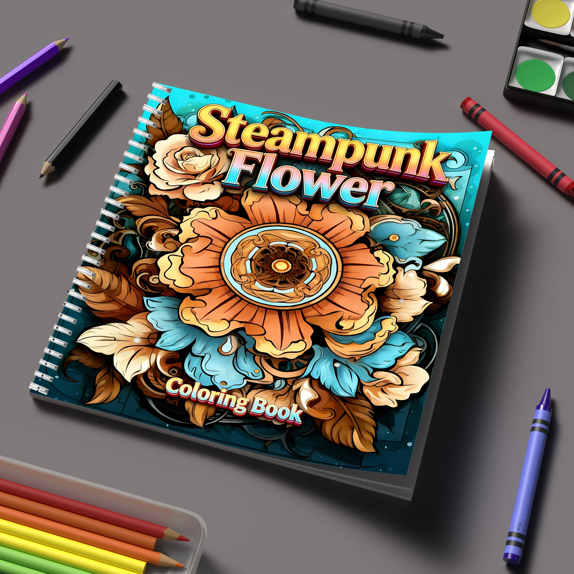 Kleurboek Steampunk Bloemen vo - Supply Event recensie en prijs