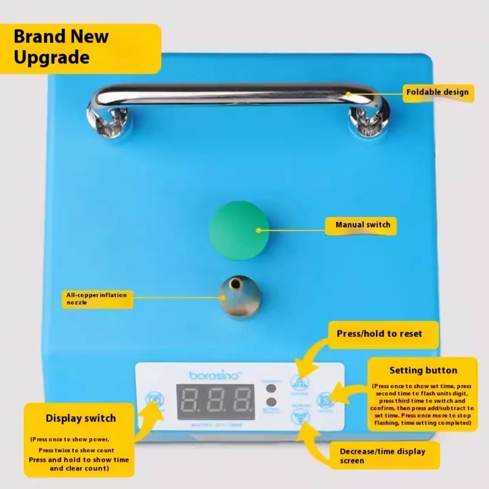 Met timer en voetschakelaar B2 - Balloon Pump Hand recensie en prijs