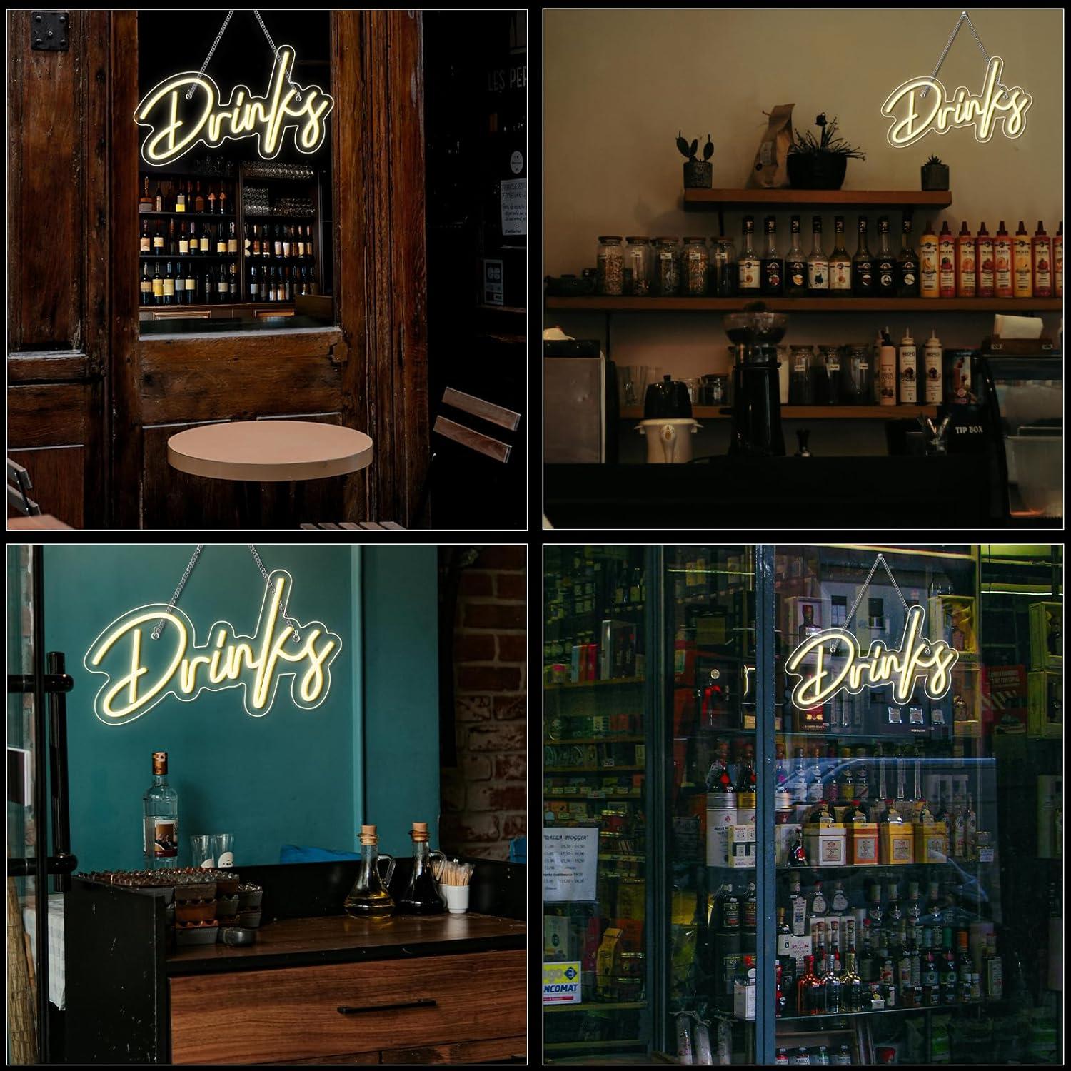 Neonreclame voor dranken, LED- - Neon Sign Party recensie en prijs