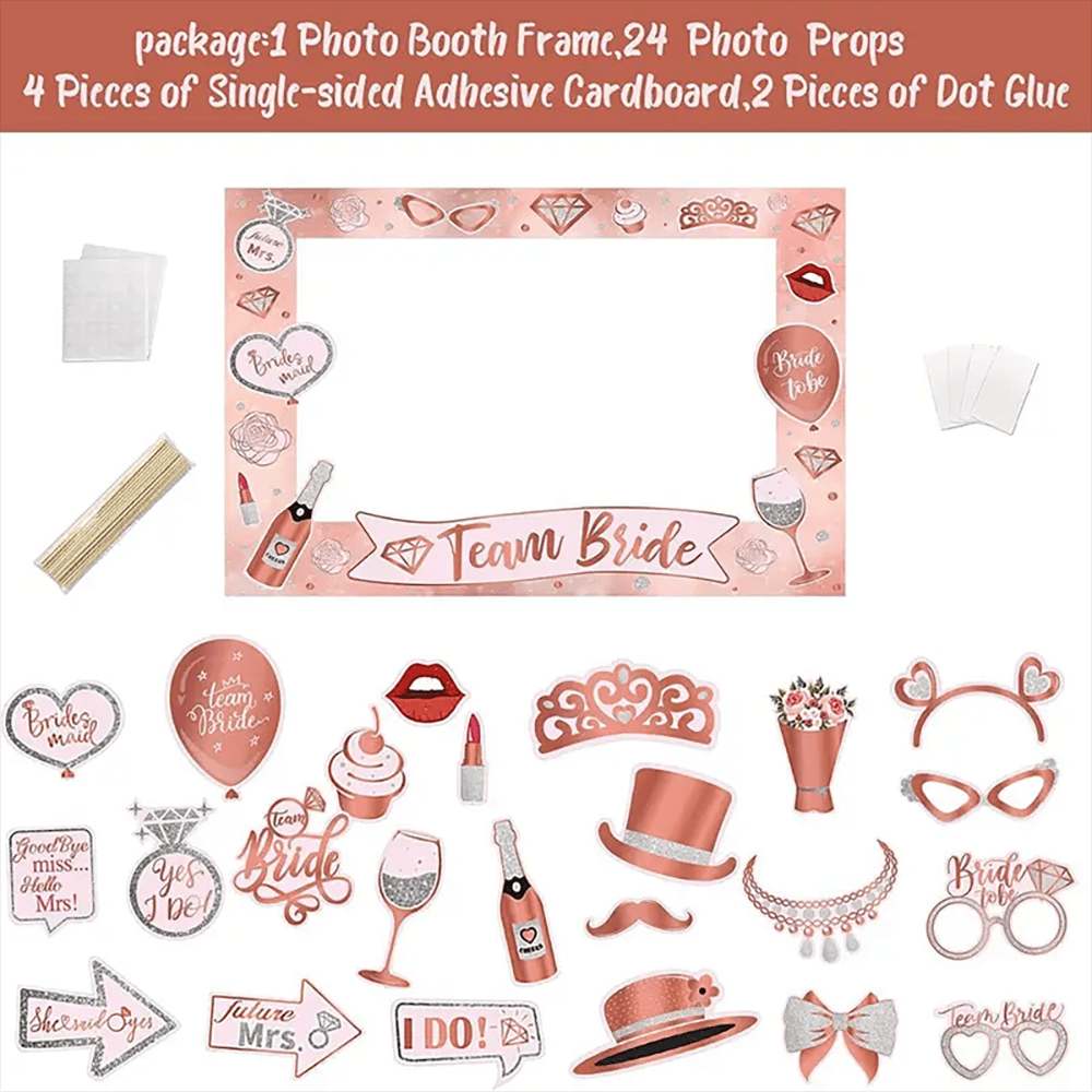 Bachelorette Party Rosegouden  - Photo Booth Frame recensie en prijs